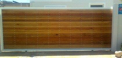 wooden gates